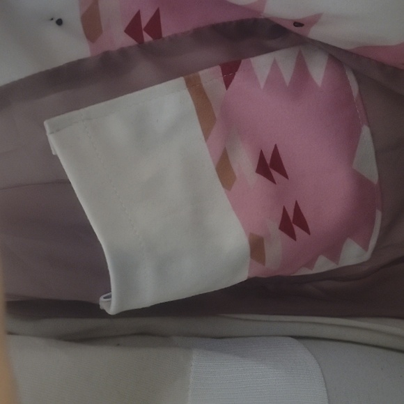 William Jacket Hooded Southwest Aztec Cardigan Pink Cream Cozy Open Front aspen - Picture 9 of 9